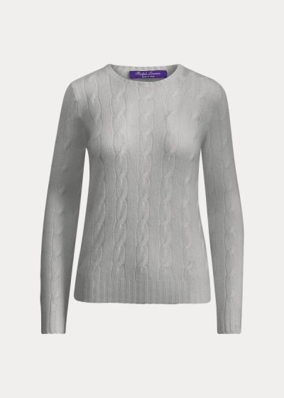 Women's Ralph Lauren Cable-Knit Cashmere Sweater | 641052COZ